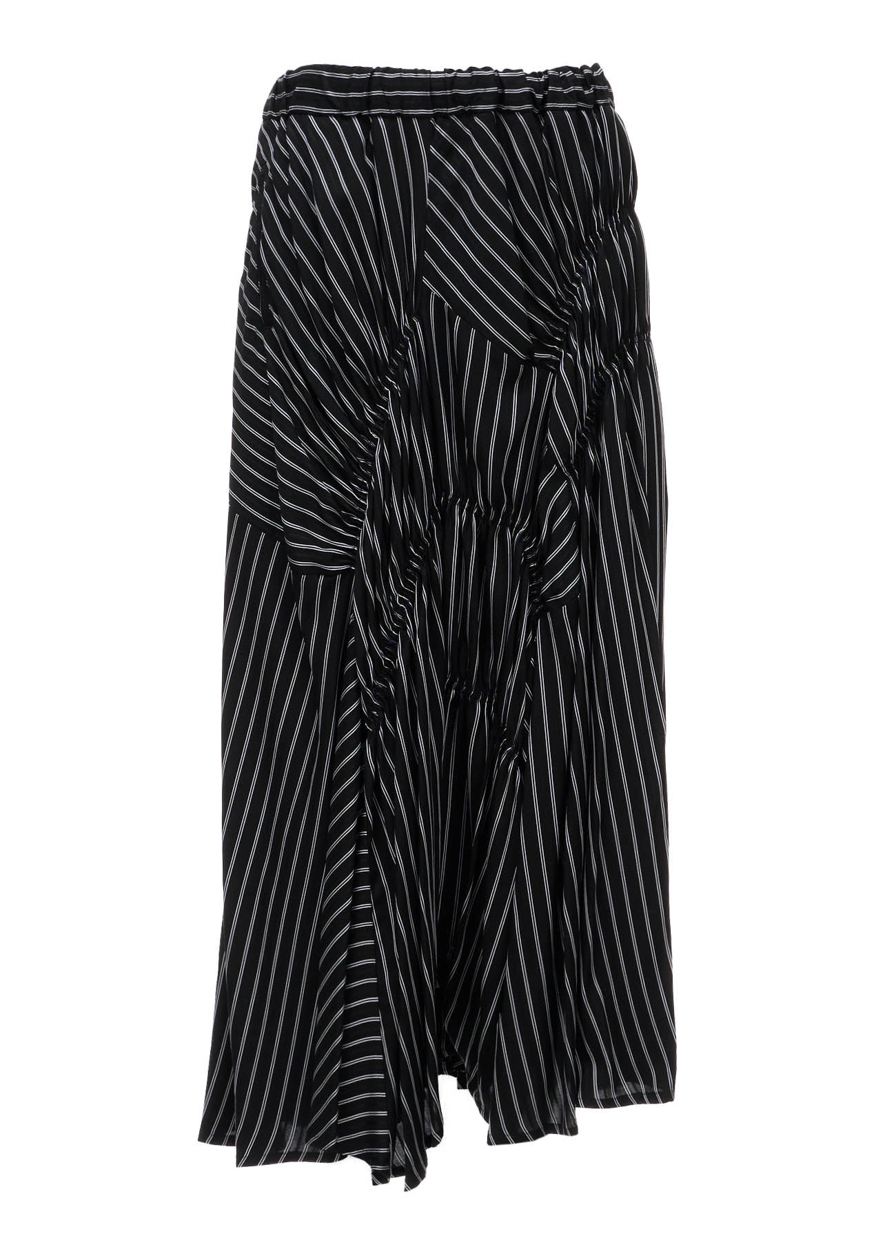 CUPRA STRIPE GATHERED PANTS