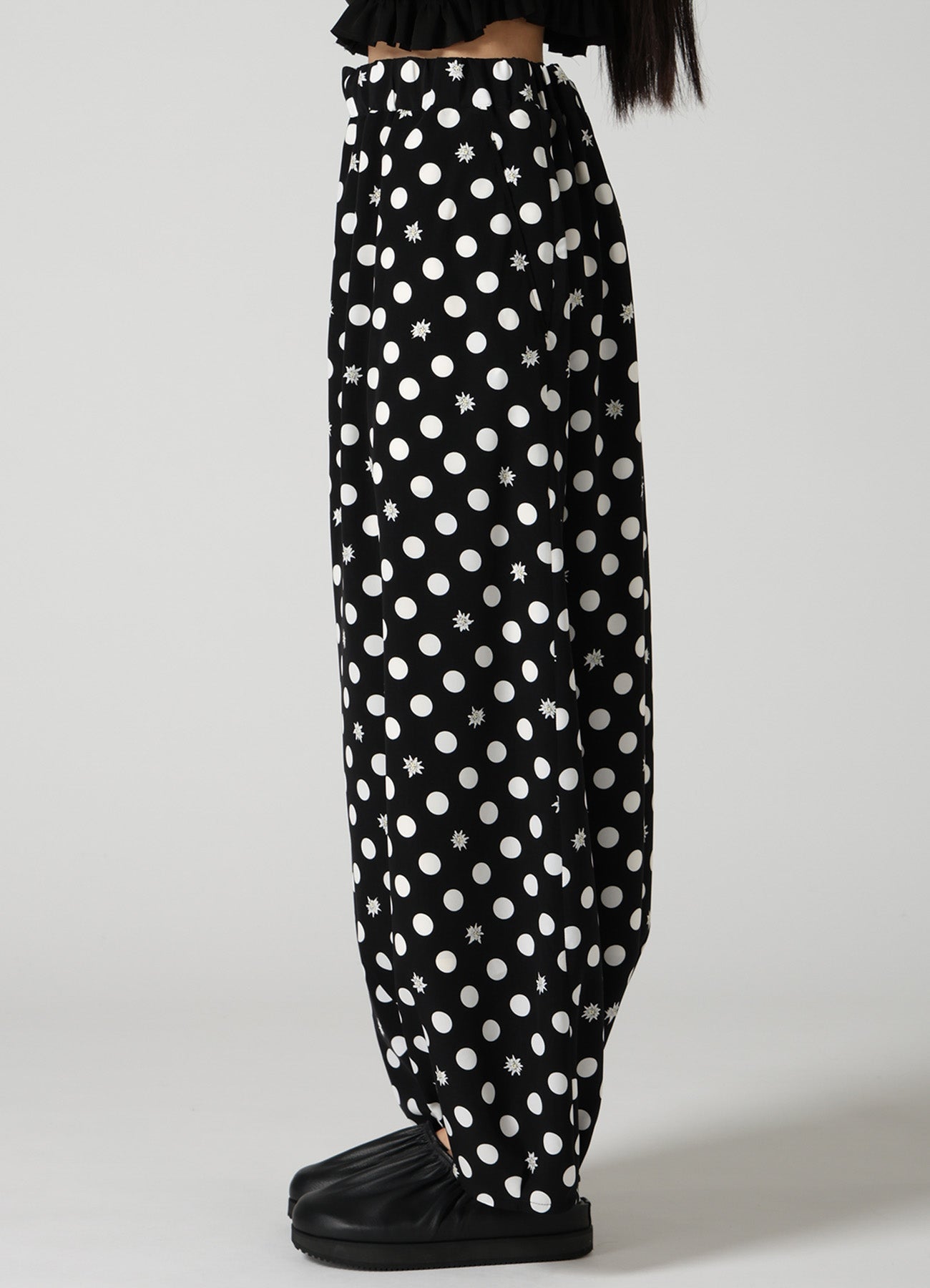 DOT FLOWER PRINT BALLOON PANTS – THE SHOP YOHJI YAMAMOTO