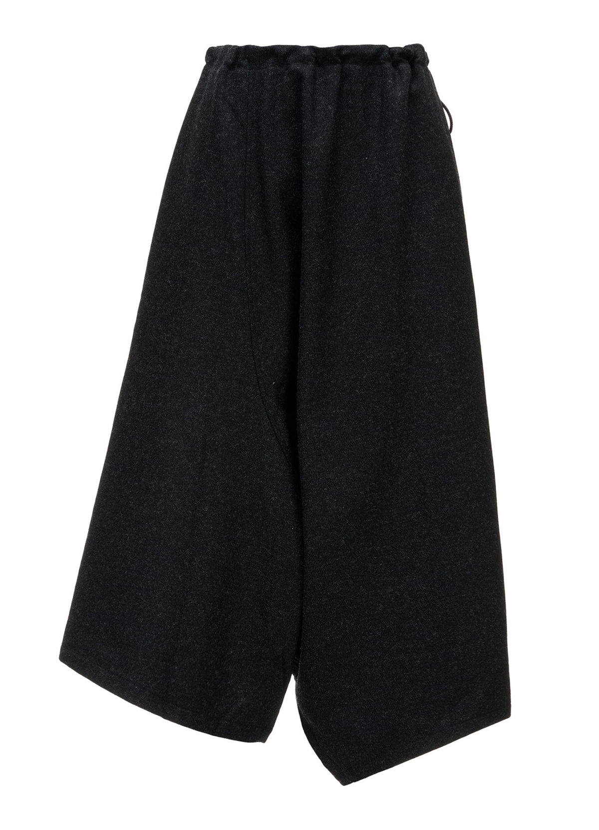 Y'S STITCH WOOL BLEND SAROUEL PANTS