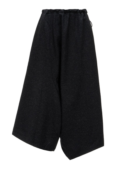Y'S STITCH WOOL BLEND SAROUEL PANTS