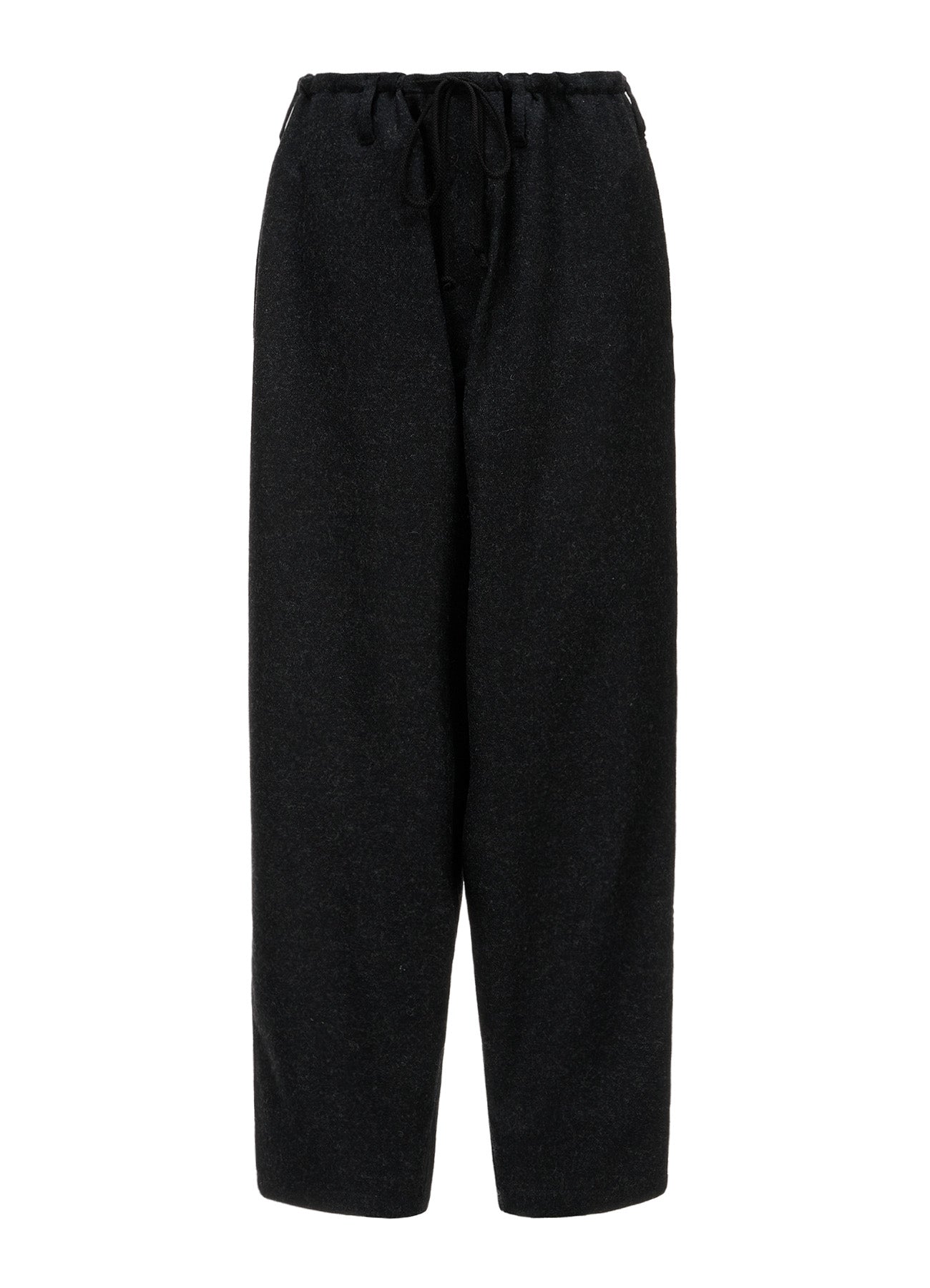Y'S STITCH WOOL BLEND STRING PANTS