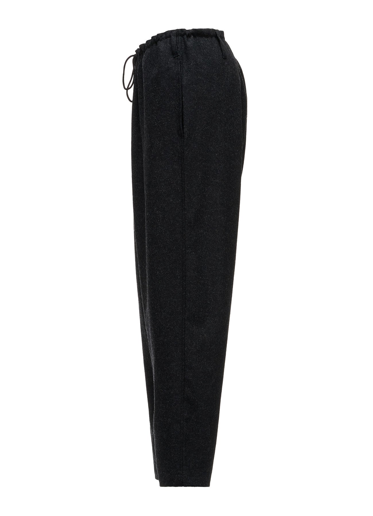 Y'S STITCH WOOL BLEND STRING PANTS