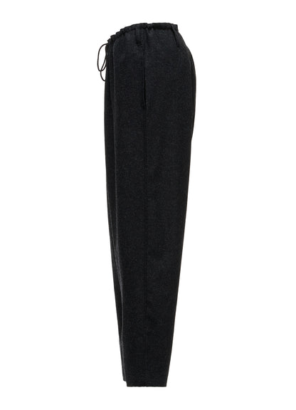 Y'S STITCH WOOL BLEND STRING PANTS