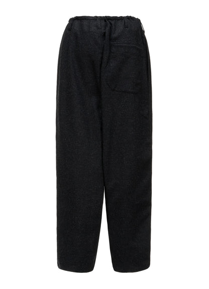 Y'S STITCH WOOL BLEND STRING PANTS