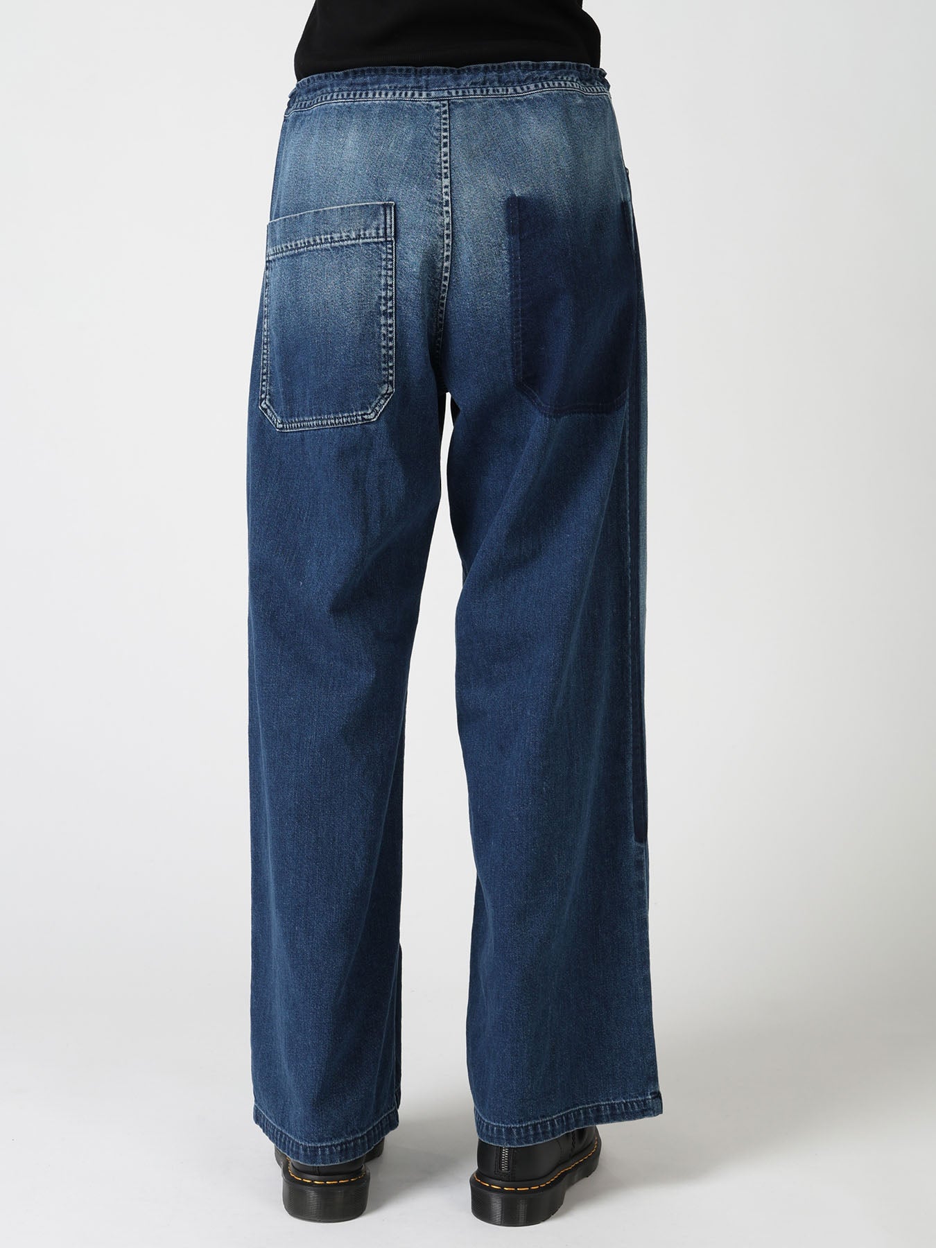 SPOTTED DENIM STRAIGHT PANTS – THE SHOP YOHJI YAMAMOTO