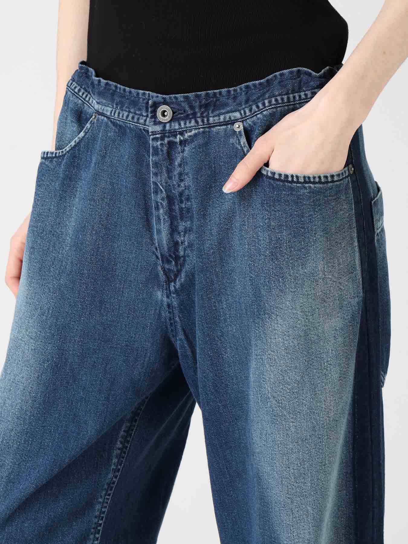 SPOTTED DENIM STRAIGHT PANTS – THE SHOP YOHJI YAMAMOTO