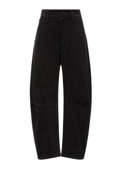 COTTON SUEDE WIDE PANTS