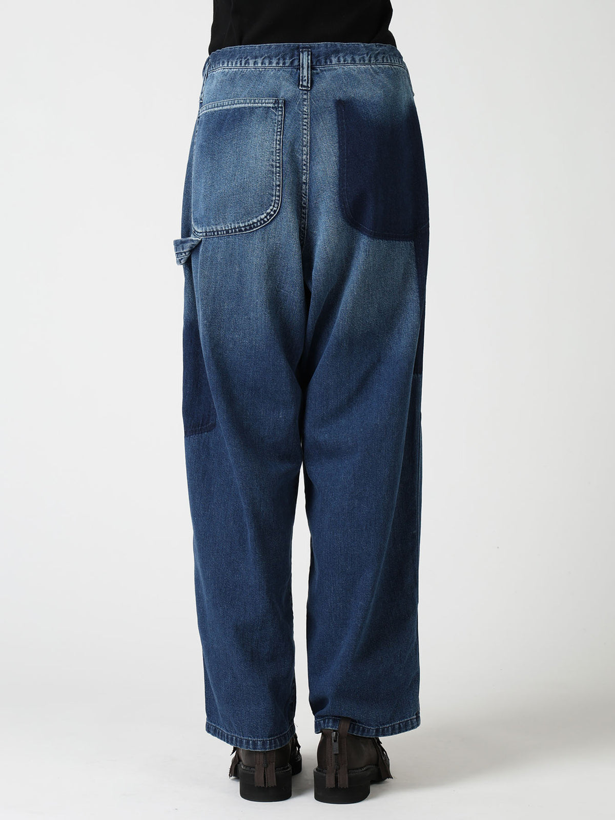 SPOTTED DENIM WORK PANTS