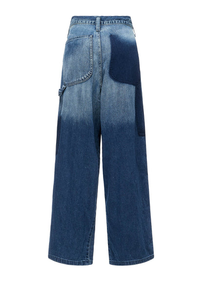 SPOTTED DENIM WORK PANTS