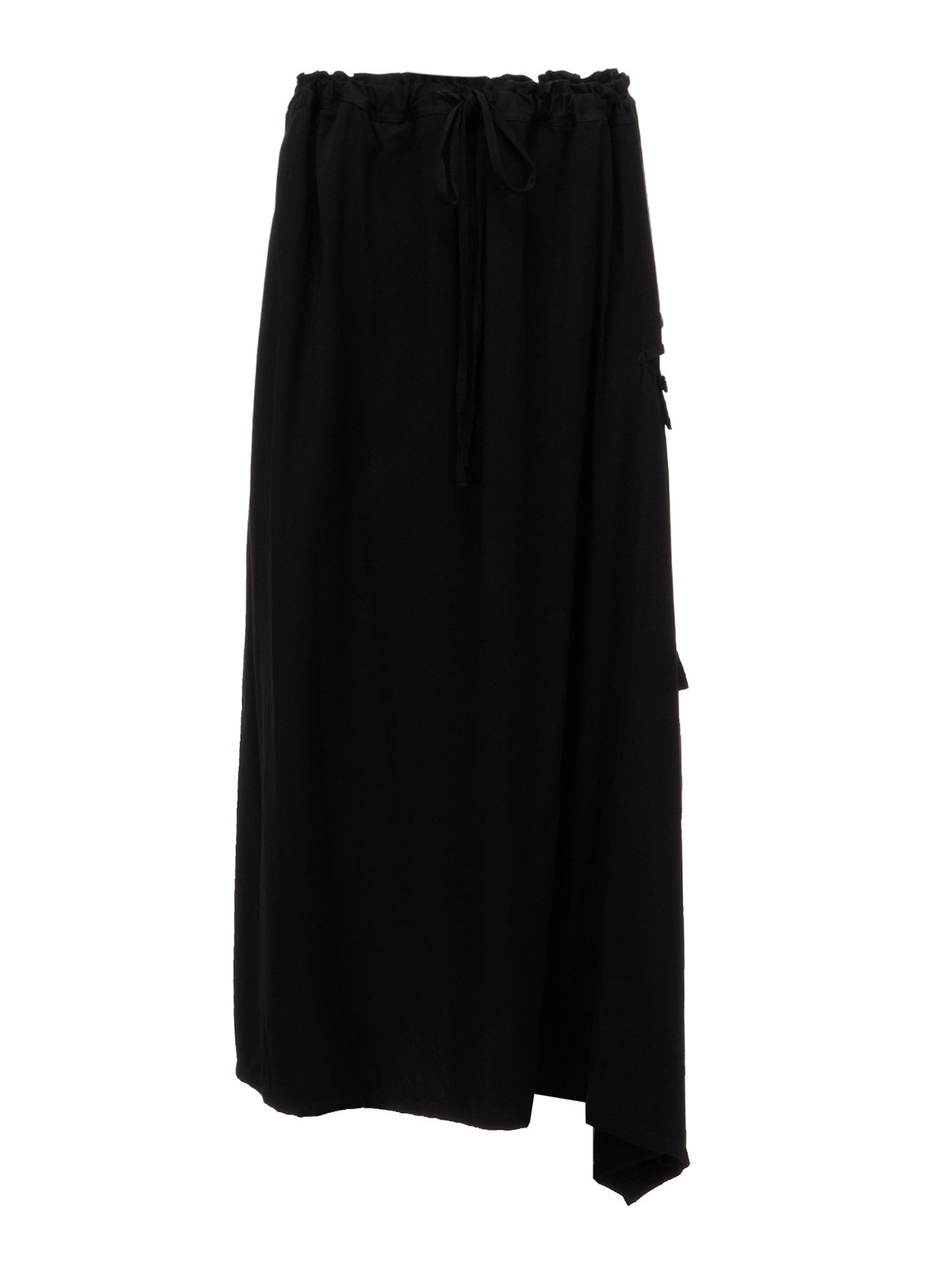VISCOSE/TRIACETATE BLEND DETACHED PANEL SKIRT