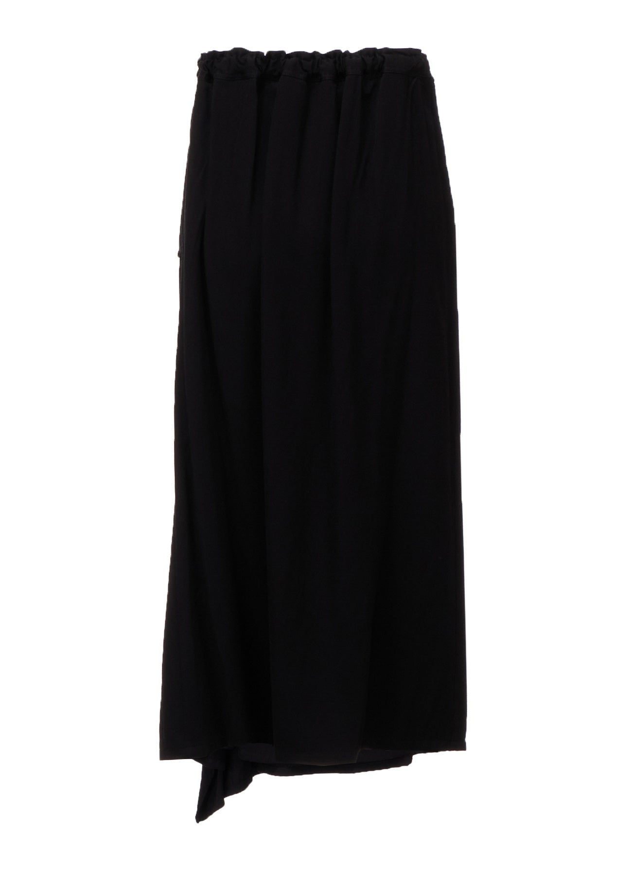 VISCOSE/TRIACETATE BLEND DETACHED PANEL SKIRT