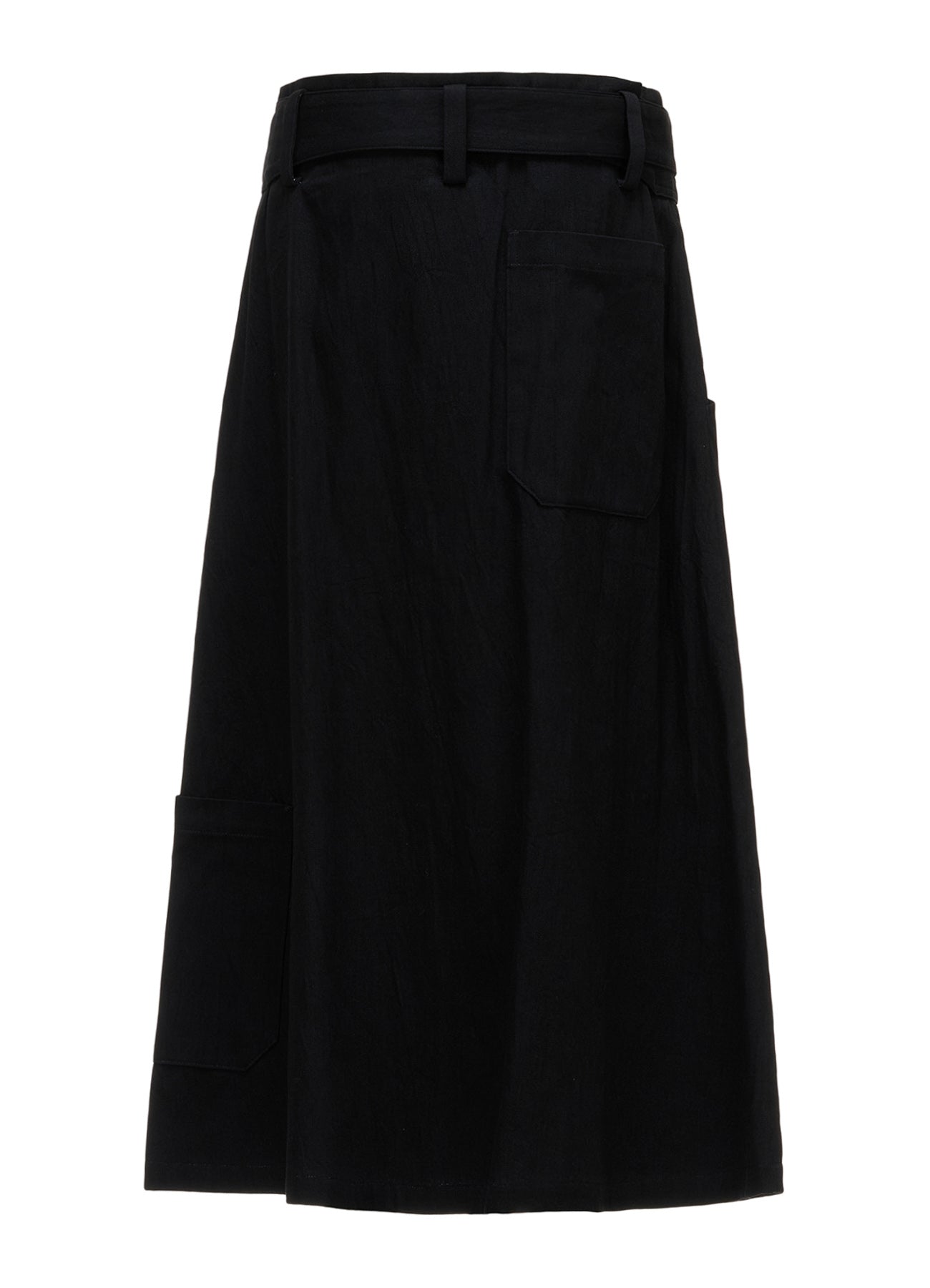 8OZ DENIM WASH BELTED SKIRT