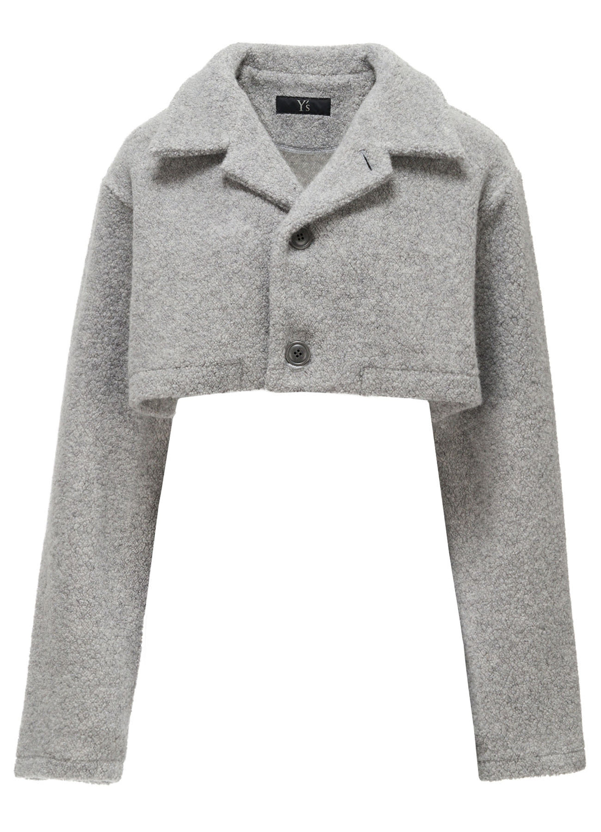 WOOL BLEND PILE SHORT JACKET