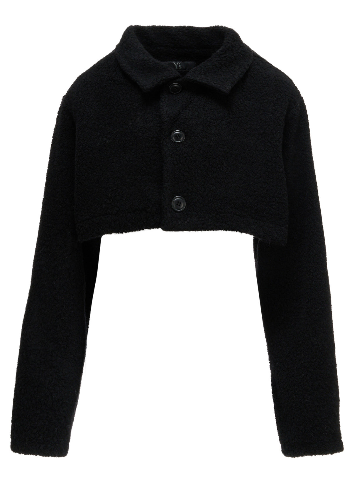 WOOL BLEND PILE SHORT JACKET
