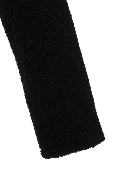 WOOL BLEND PILE SHORT JACKET