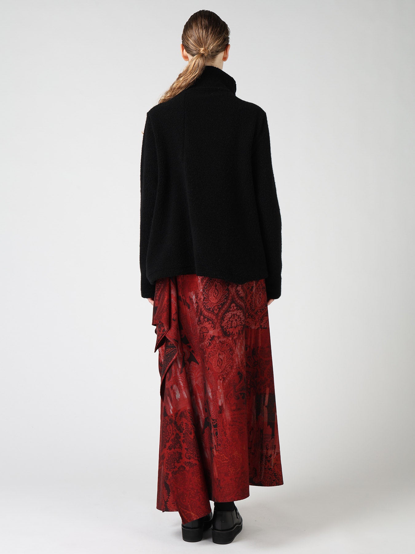 WOOL BLEND PILE 5-BUTTON JACKET – THE SHOP YOHJI YAMAMOTO