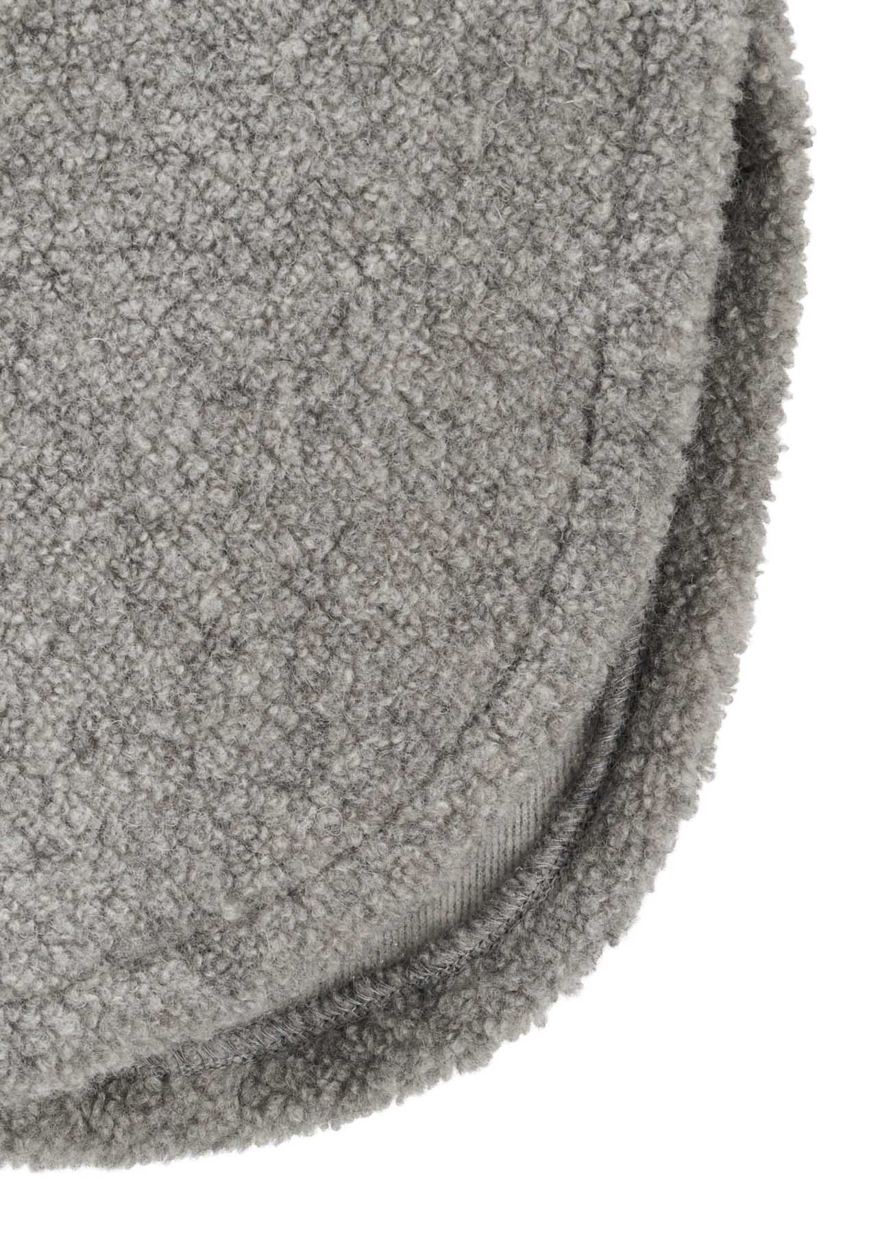 WOOL BLEND PILE BUTTON-UP HOODIE – THE SHOP YOHJI YAMAMOTO