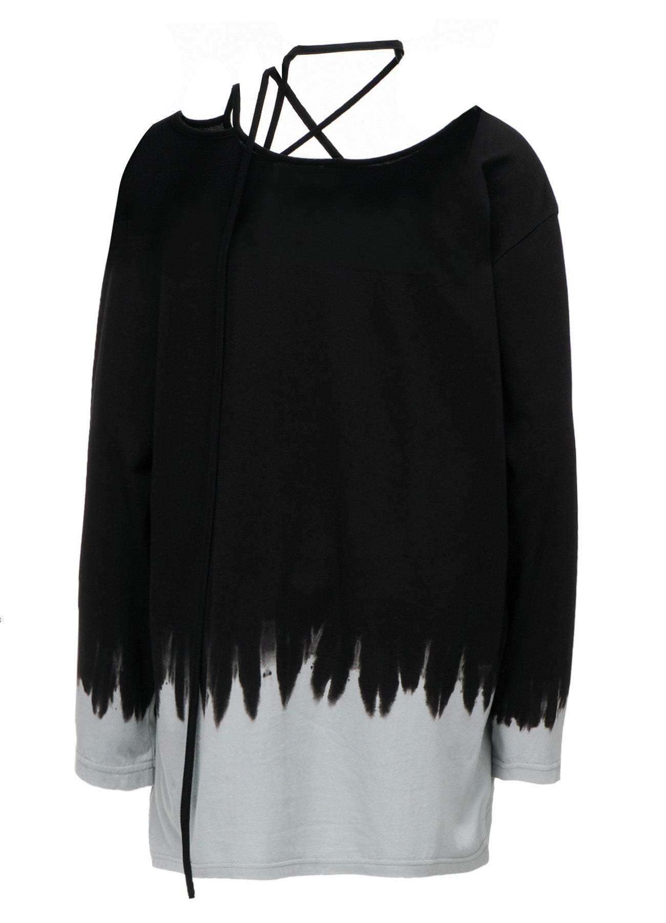 DISCHARGE DYED LONG SLEEVE T-SHIRT