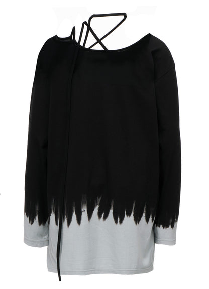 DISCHARGE DYED LONG SLEEVE T-SHIRT