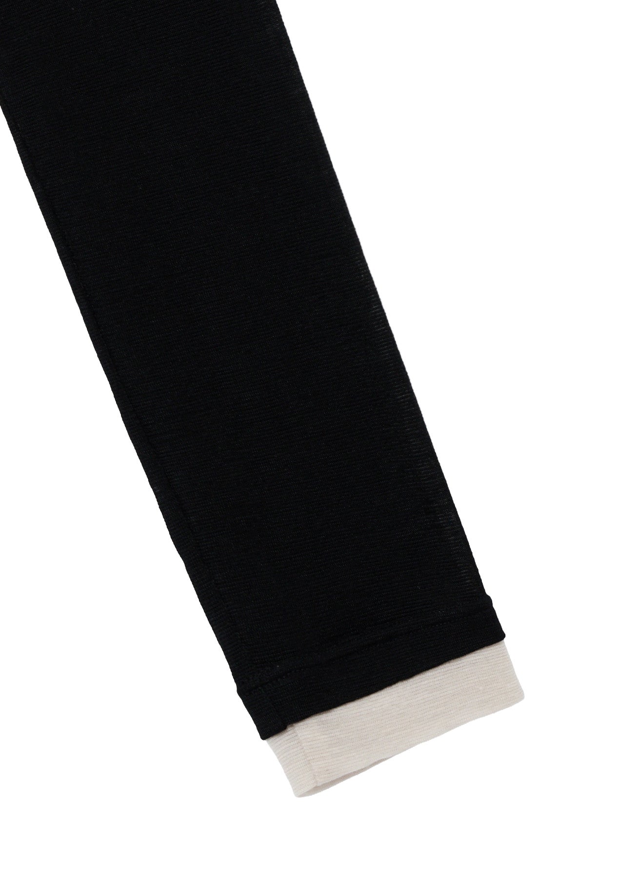 GAUZE RIB ROUND NECK T-SHIRT