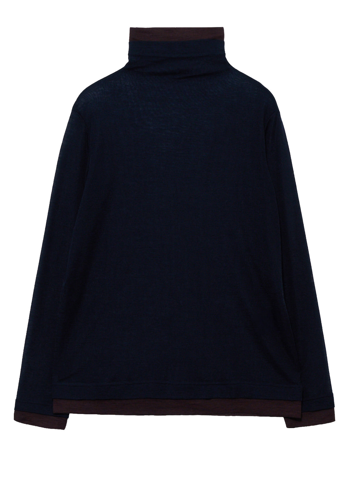 GAUZE RIB HIGH NECK T-SHIRT