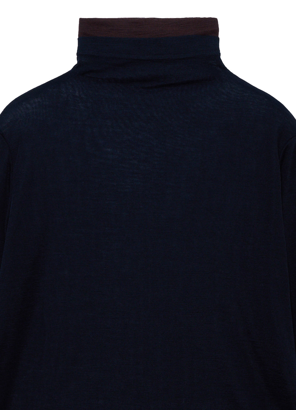 GAUZE RIB HIGH NECK T-SHIRT