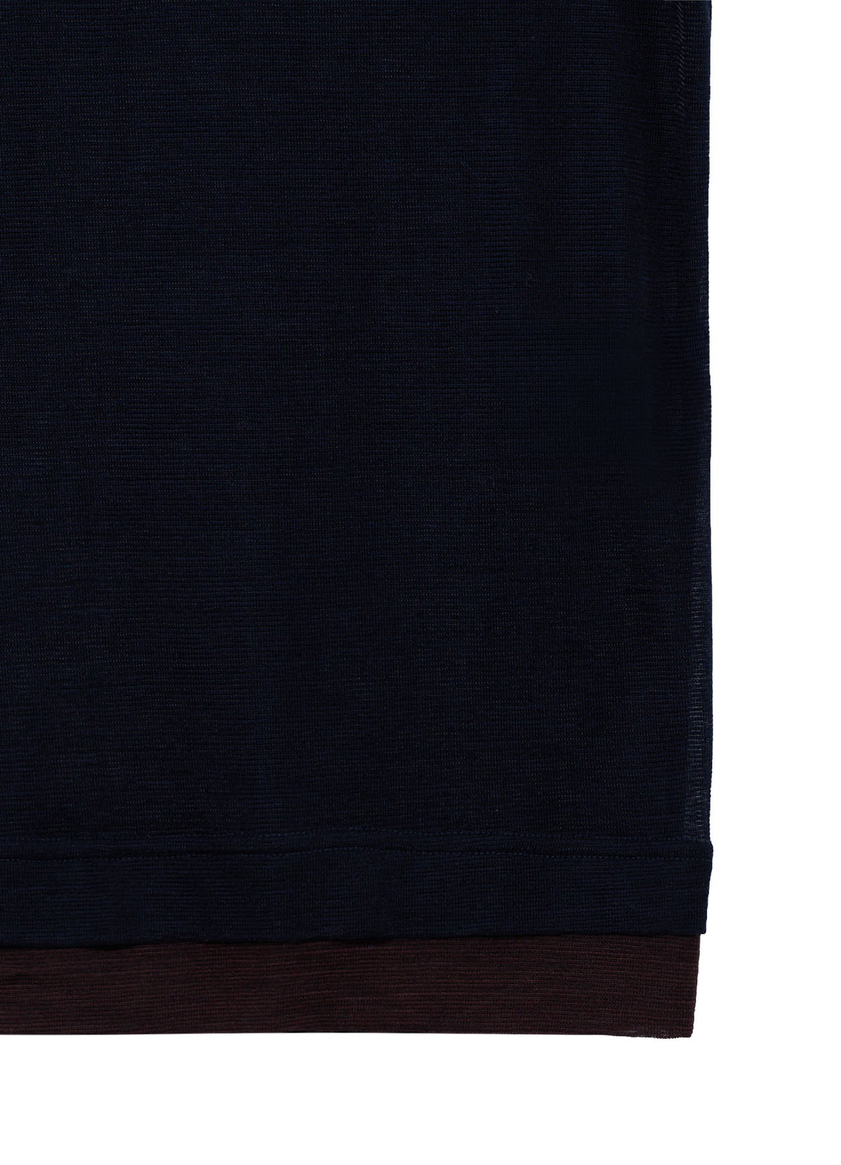 GAUZE RIB HIGH NECK T-SHIRT