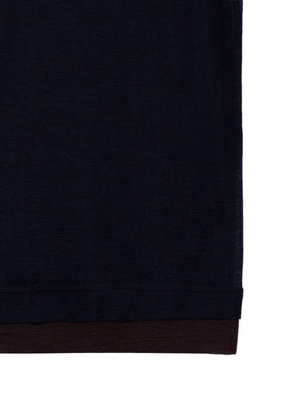 GAUZE RIB HIGH NECK T-SHIRT