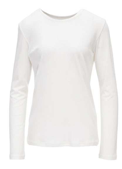COTTON INTERLOCK LONG SLEEVE T-SHIRT