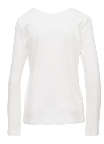 COTTON INTERLOCK LONG SLEEVE T-SHIRT