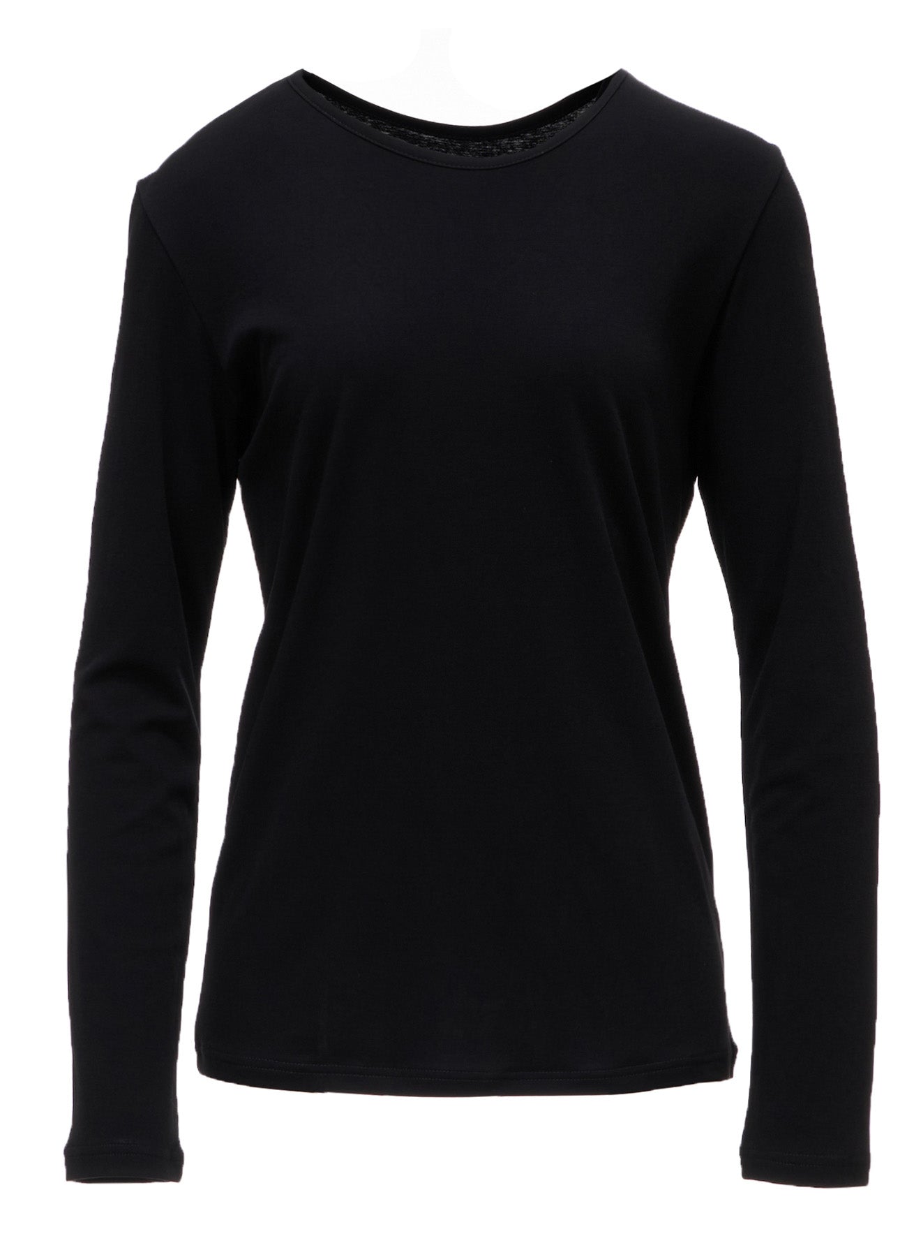 COTTON INTERLOCK LONG SLEEVE T-SHIRT