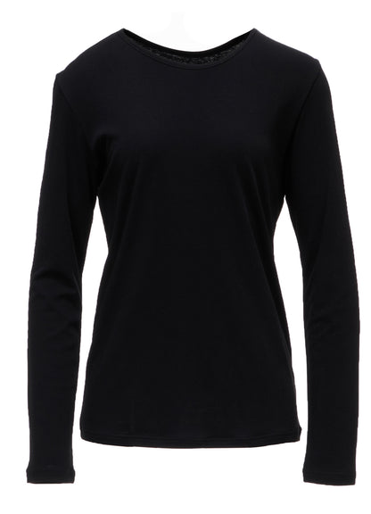 COTTON INTERLOCK LONG SLEEVE T-SHIRT