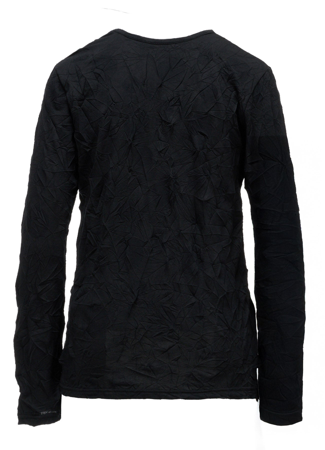 RANDOM DOT JACQUARD LONG SLEEVE T-SHIRT
