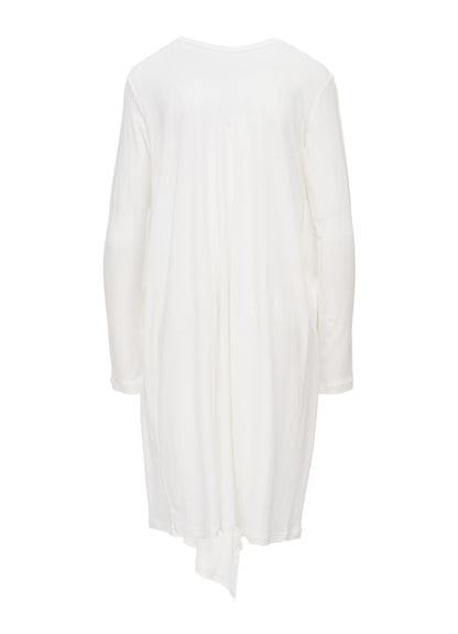 COTTON INTERLOCK FLARE LONG SLEEVE T-SHIRT