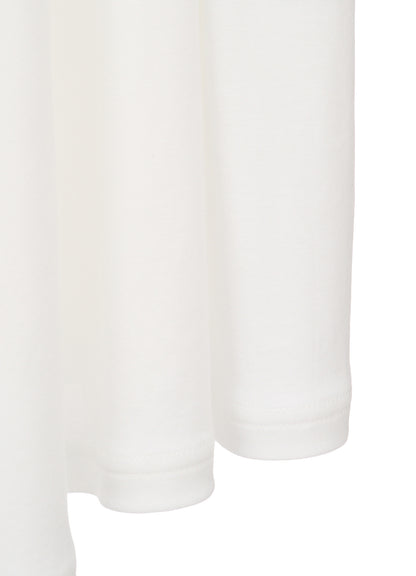 COTTON INTERLOCK FLARE LONG SLEEVE T-SHIRT