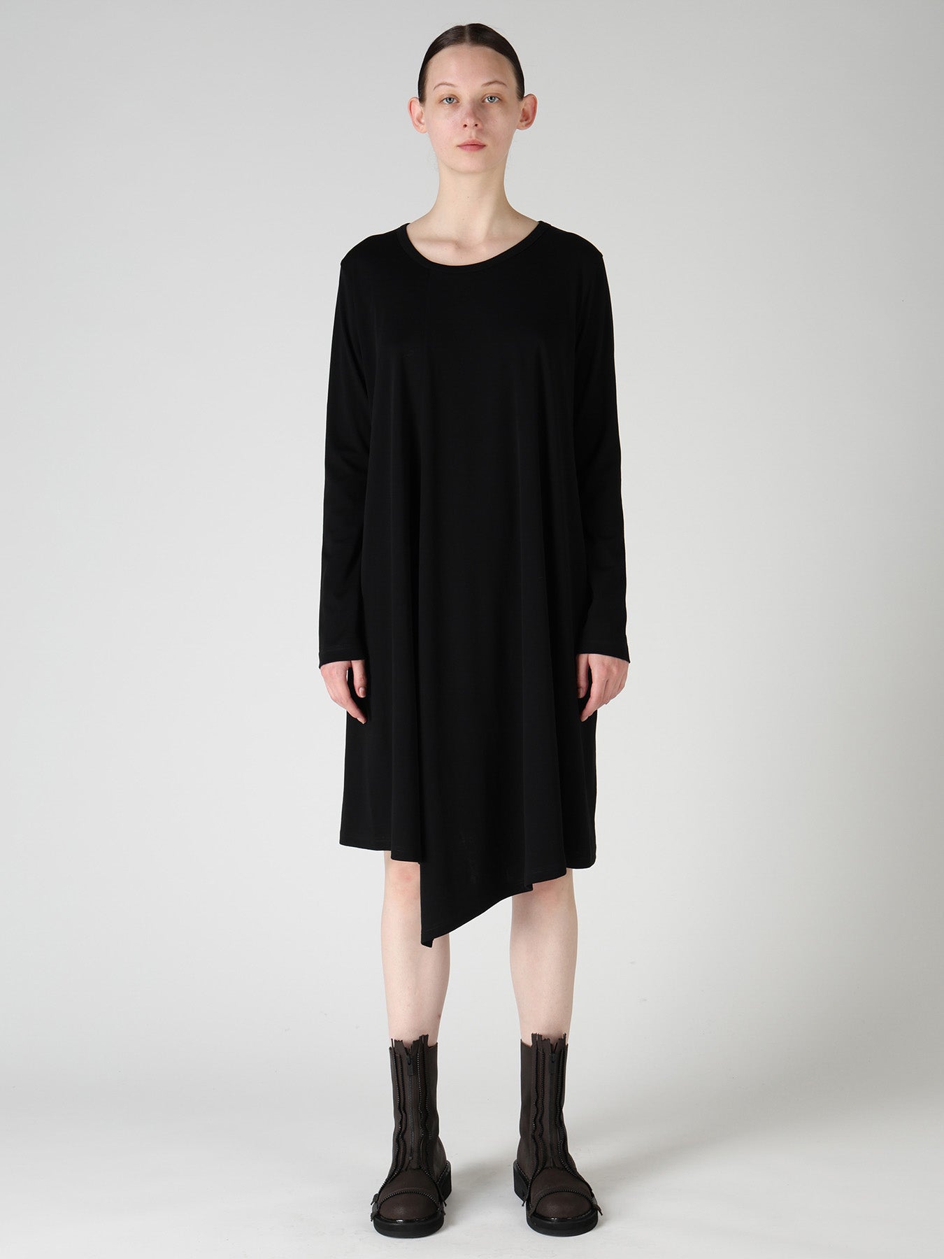 COTTON INTERLOCK FLARE LONG SLEEVE T-SHIRT – THE SHOP YOHJI YAMAMOTO
