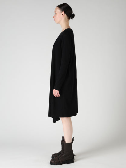 COTTON INTERLOCK FLARE LONG SLEEVE T-SHIRT