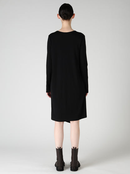 COTTON INTERLOCK FLARE LONG SLEEVE T-SHIRT