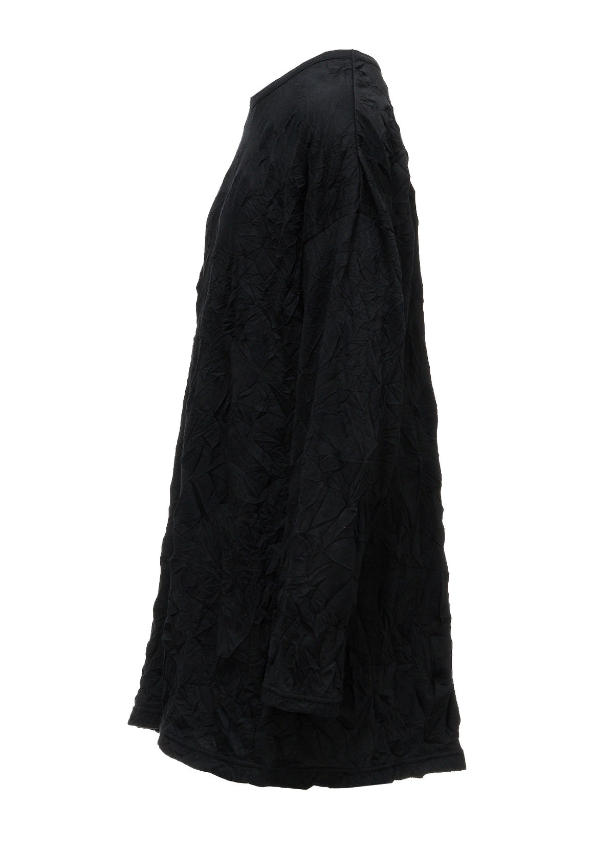 RANDOM DOT JACQUARD BIG LONG SLEEVE T-SHIRT