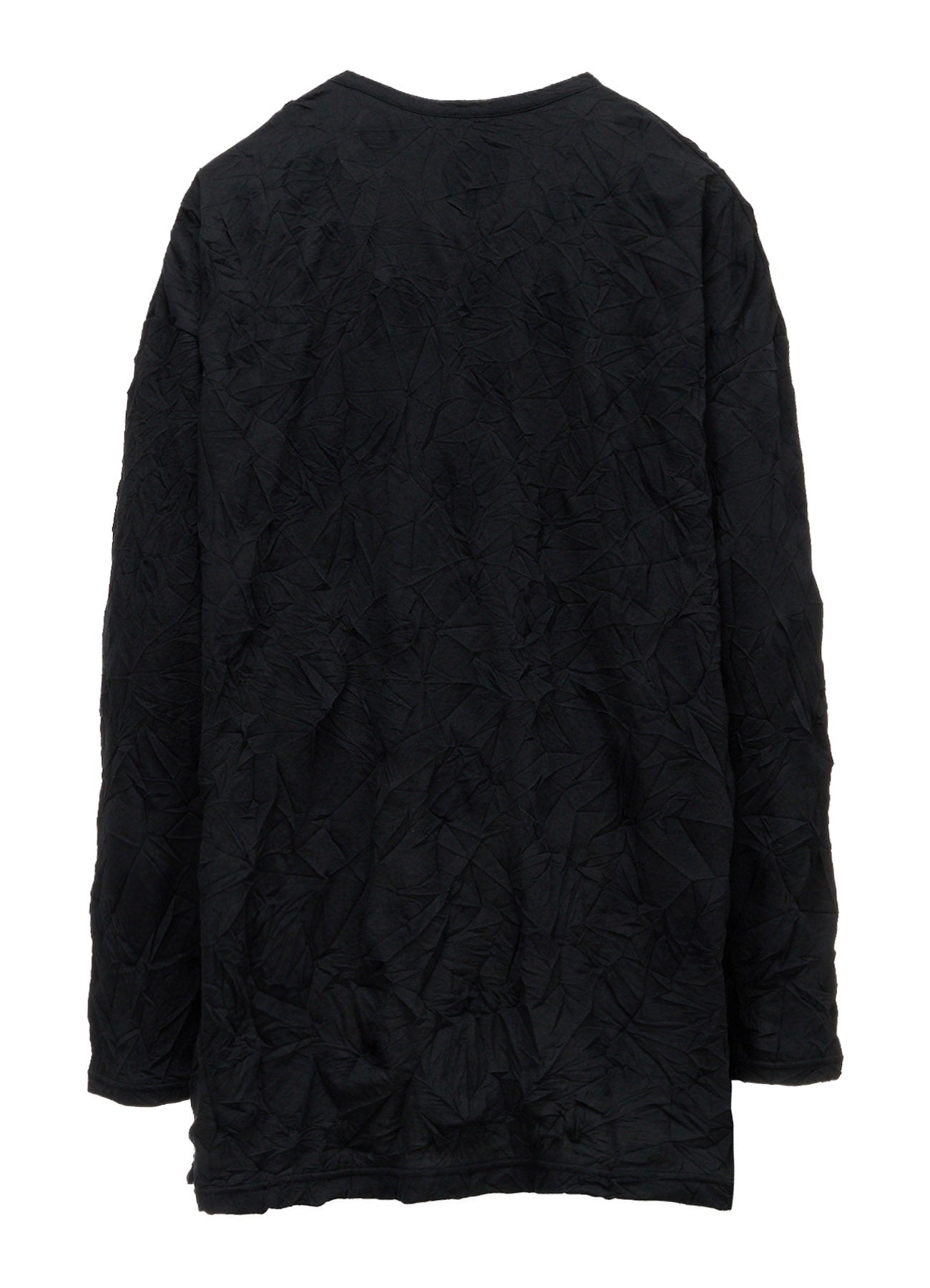 RANDOM DOT JACQUARD BIG LONG SLEEVE T-SHIRT