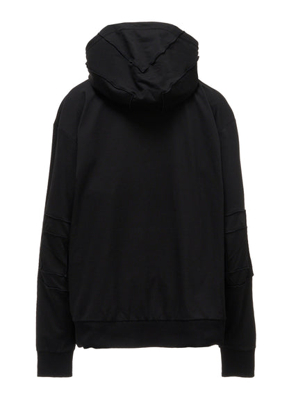 FRENCH TERRY PANEL BIG HOODIE