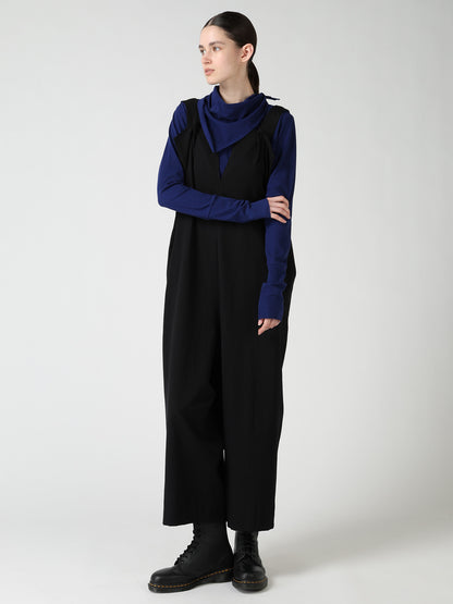 HARD TWISTED JERSEY COLLAR SCARF T-SHIRT