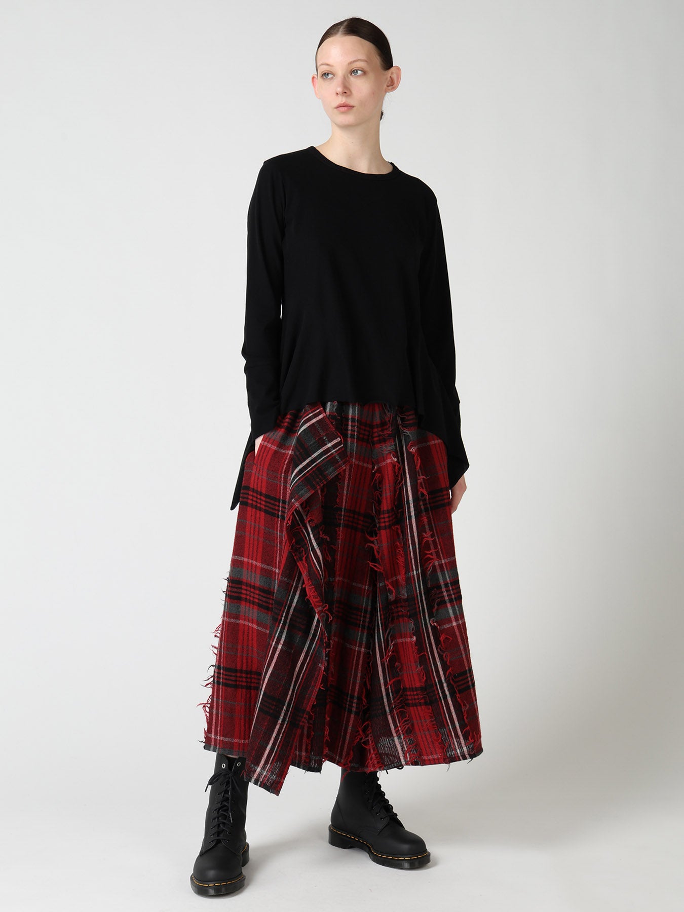 ywy TUCK DRAPE TEE SHIRT/Tシャツ HARD TWISTED JERSEY SIDE DRAPE T-SHIRT – THE SHOP YOHJI YAMAMOTO