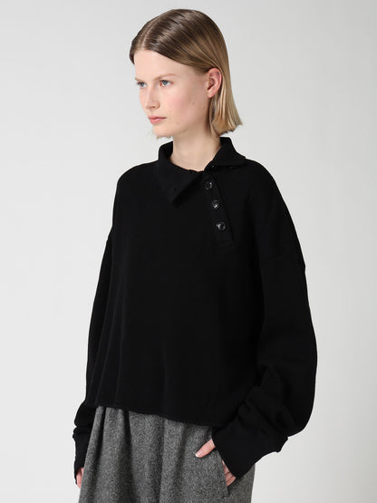 WAFFLE RELAXED POLO SHIRT
