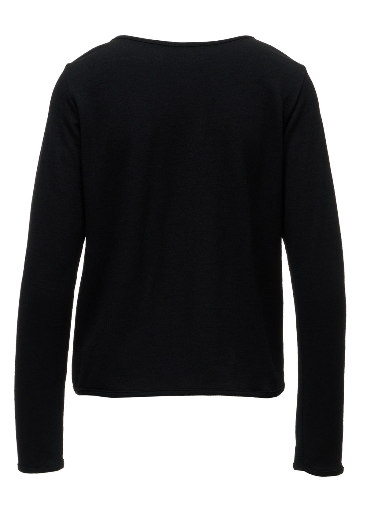 WOOL JERSEY CHINESE BUTTON ASYMMETRIC CARDIGAN