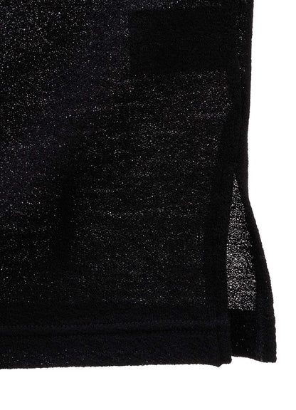 WOOL/SILK CREPE DRAPE BOAT NECK PULLOVER