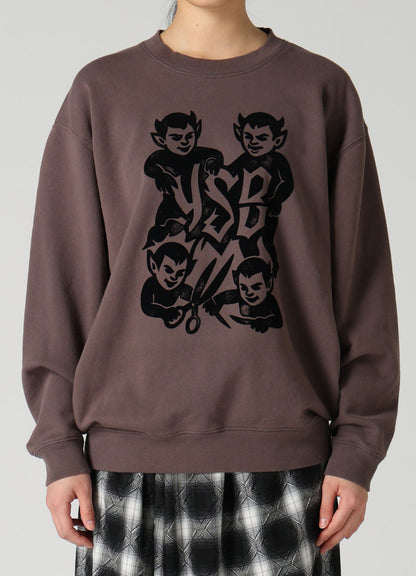 DEVIL PRINT SWEAT SHIRT