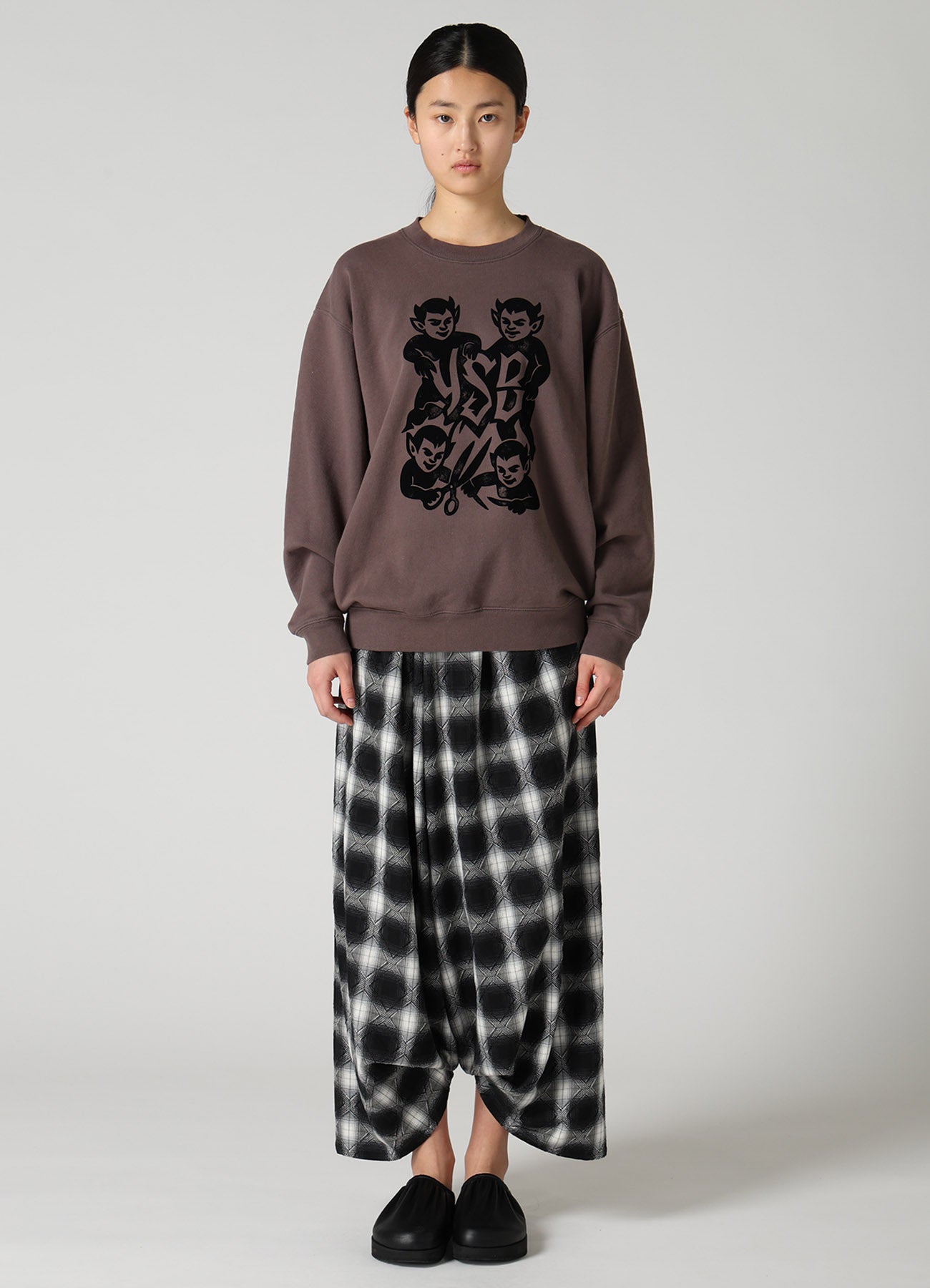 DEVIL PRINT SWEAT SHIRT