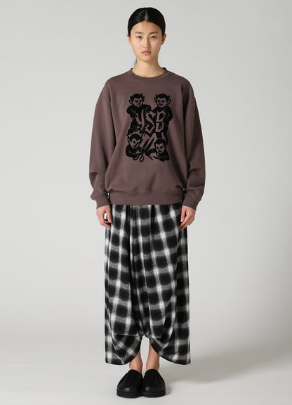 DEVIL PRINT SWEAT SHIRT