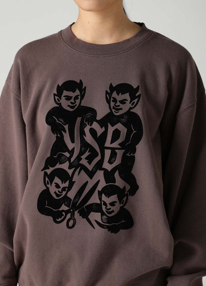 DEVIL PRINT SWEAT SHIRT